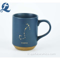 Tasse en céramique bleue de tasse de café de constellation imprimée adaptée aux besoins du client